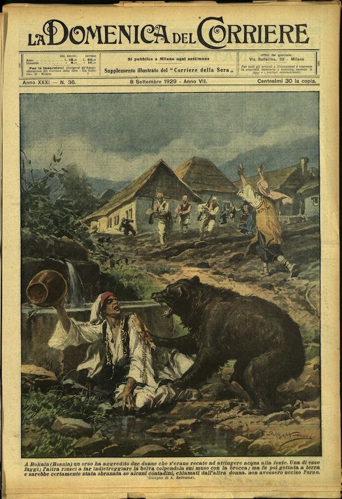 LA DOMENICA DEL CORRIERE 8 settembre 1929 Anno XXXI - … | Immagine principale