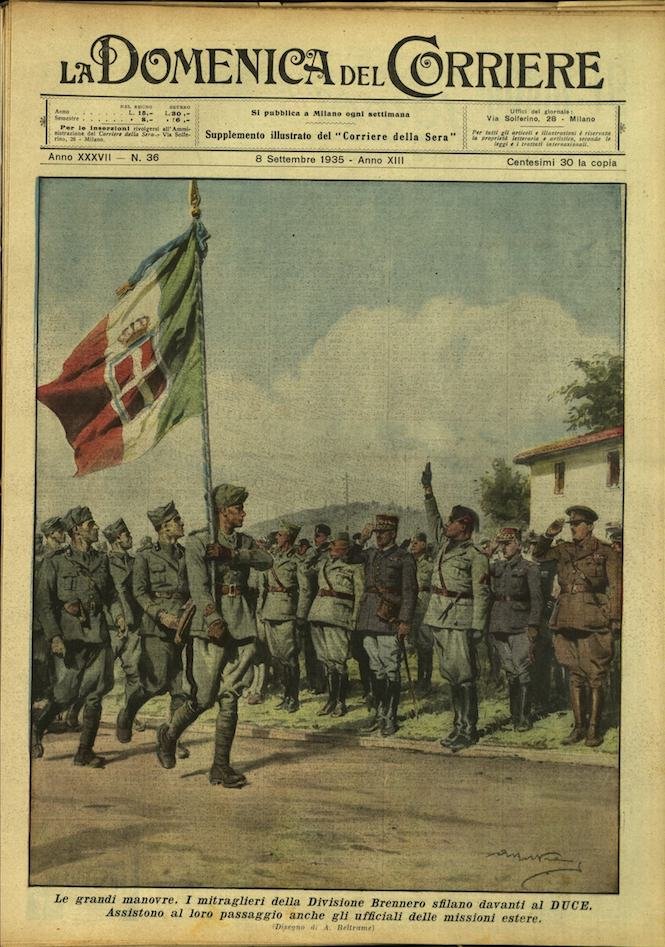 LA DOMENICA DEL CORRIERE 8 Settembre 1935 Anno XXXVII - … | Immagine principale