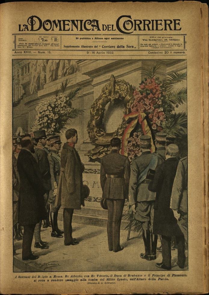 LA DOMENICA DEL CORRIERE. 9 - 16 aprile 1922. Anno …