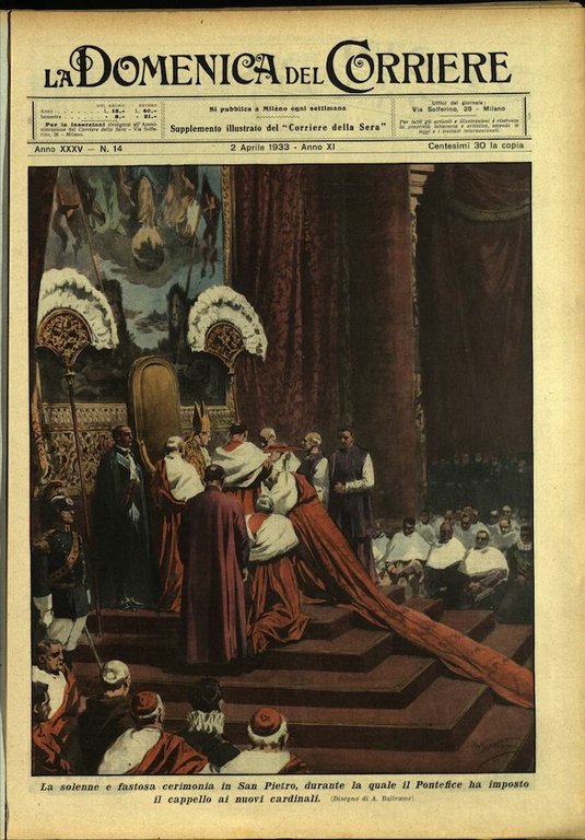 LA DOMENICA DEL CORRIERE 9 aprile 1933 Anno XXXV - … | Immagine Gallery 2