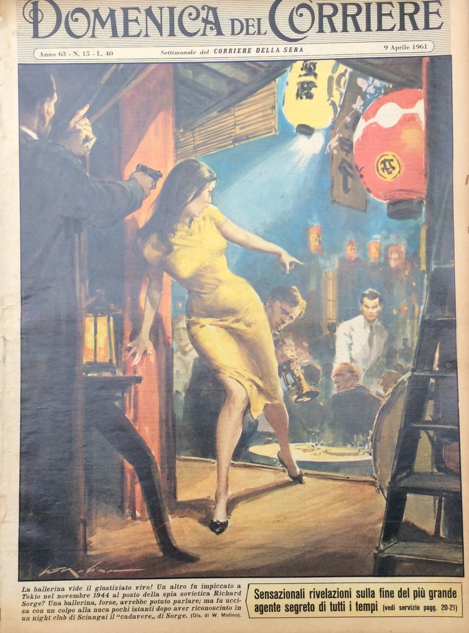 LA DOMENICA DEL CORRIERE 9 Aprile 1961 Anno 63 - … | Immagine principale
