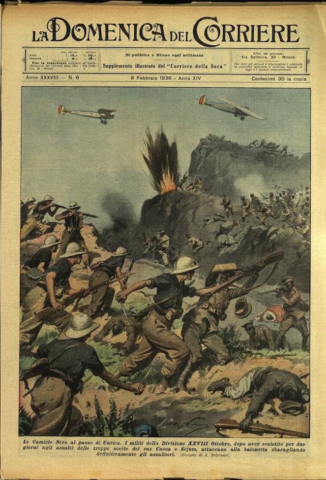 LA DOMENICA DEL CORRIERE 9 Febbraio 1936 Anno XXXVIII - … | Immagine principale