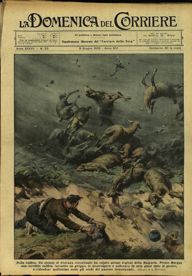 LA DOMENICA DEL CORRIERE 9 Giugno 1935 Anno XXXVII - … | Immagine principale