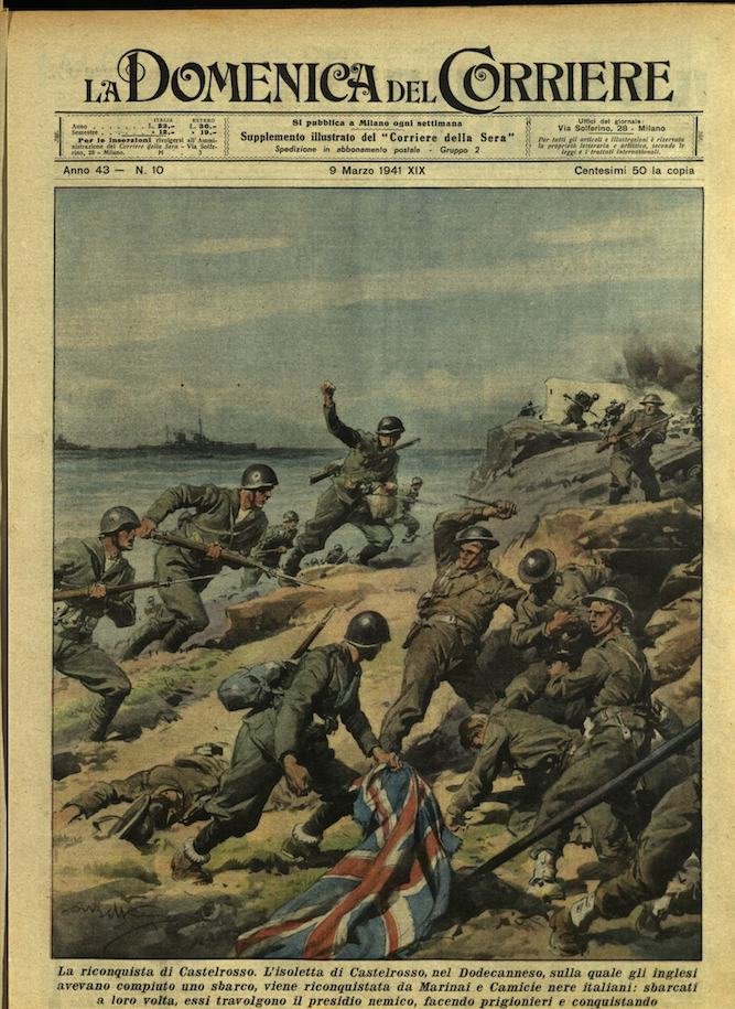 LA DOMENICA DEL CORRIERE 9 Marzo 1941 Anno XLIII - … | Immagine principale