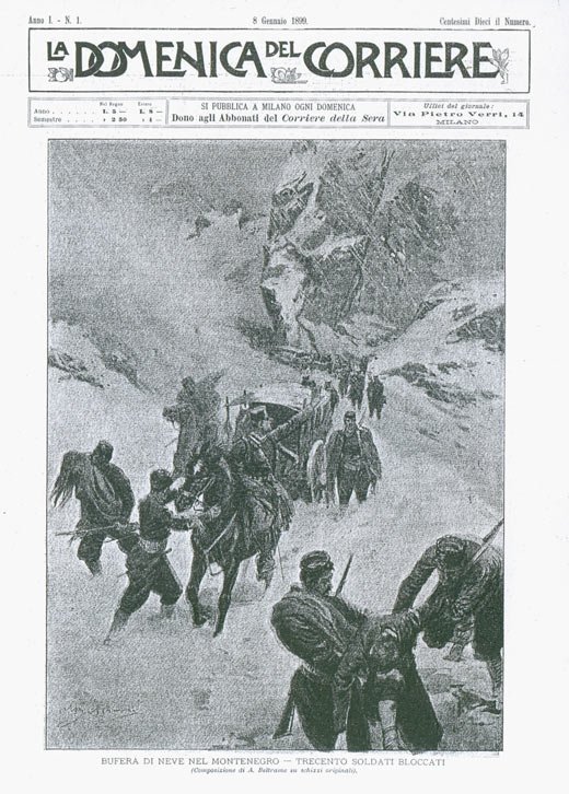 LA DOMENICA DEL CORRIERE. Collezione completa con numeri inediti.