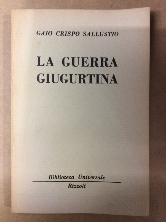 LA GUERRA GIUGURTINA.