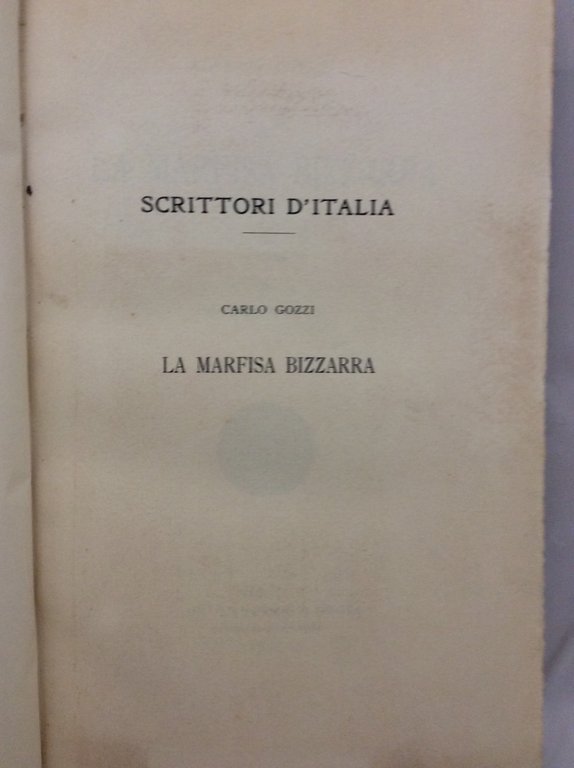 LA MARFISA BIZZARRA. - A cura di C. Ortiz.