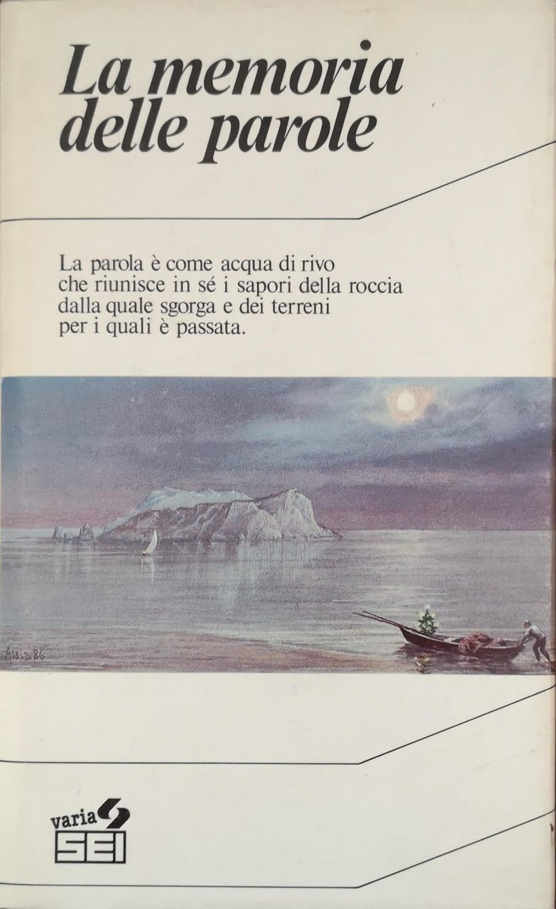 LA MEMORIA DELLE PAROLE. | Immagine principale