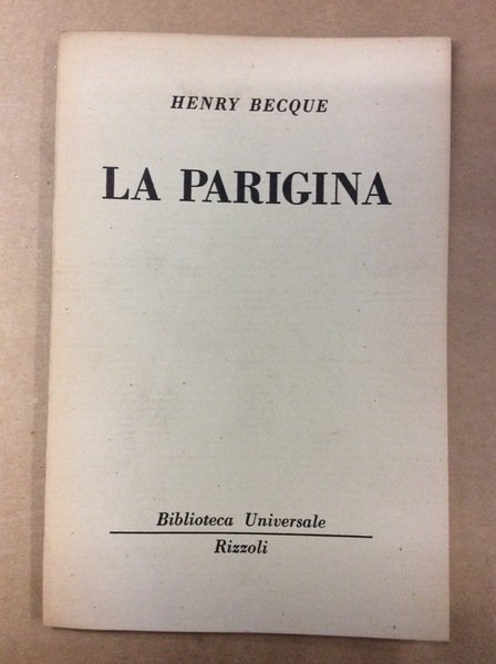 LA PARIGINA.