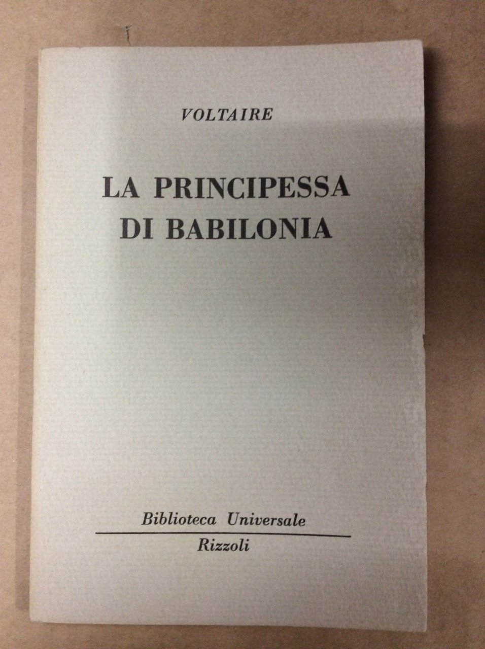 LA PRINCIPESSA DI BABILONIA.