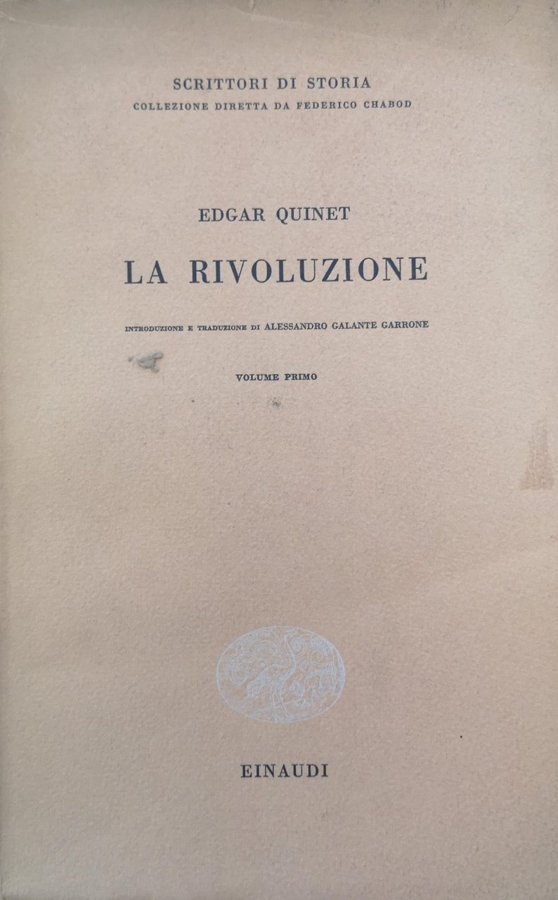 LA RIVOLUZIONE. 2 Volumi. - Introduzione e traduzione di Alessandro … | Immagine principale