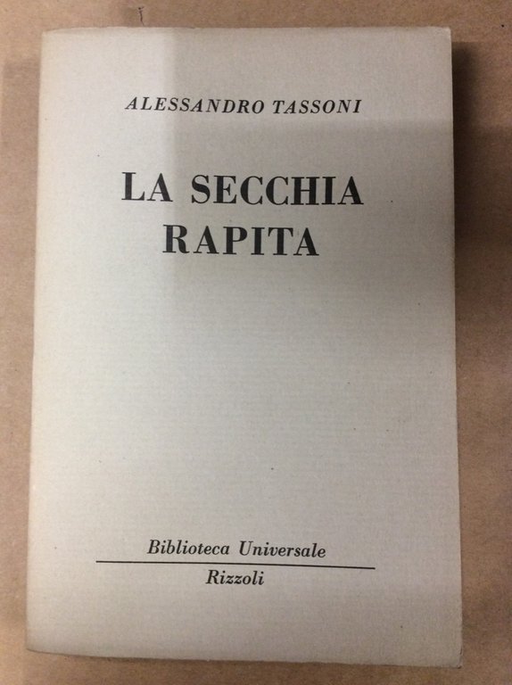 LA SECCHIA RAPITA.