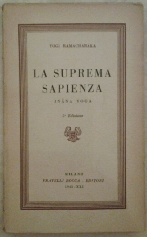 LA SUPREMA SAPIENZA.