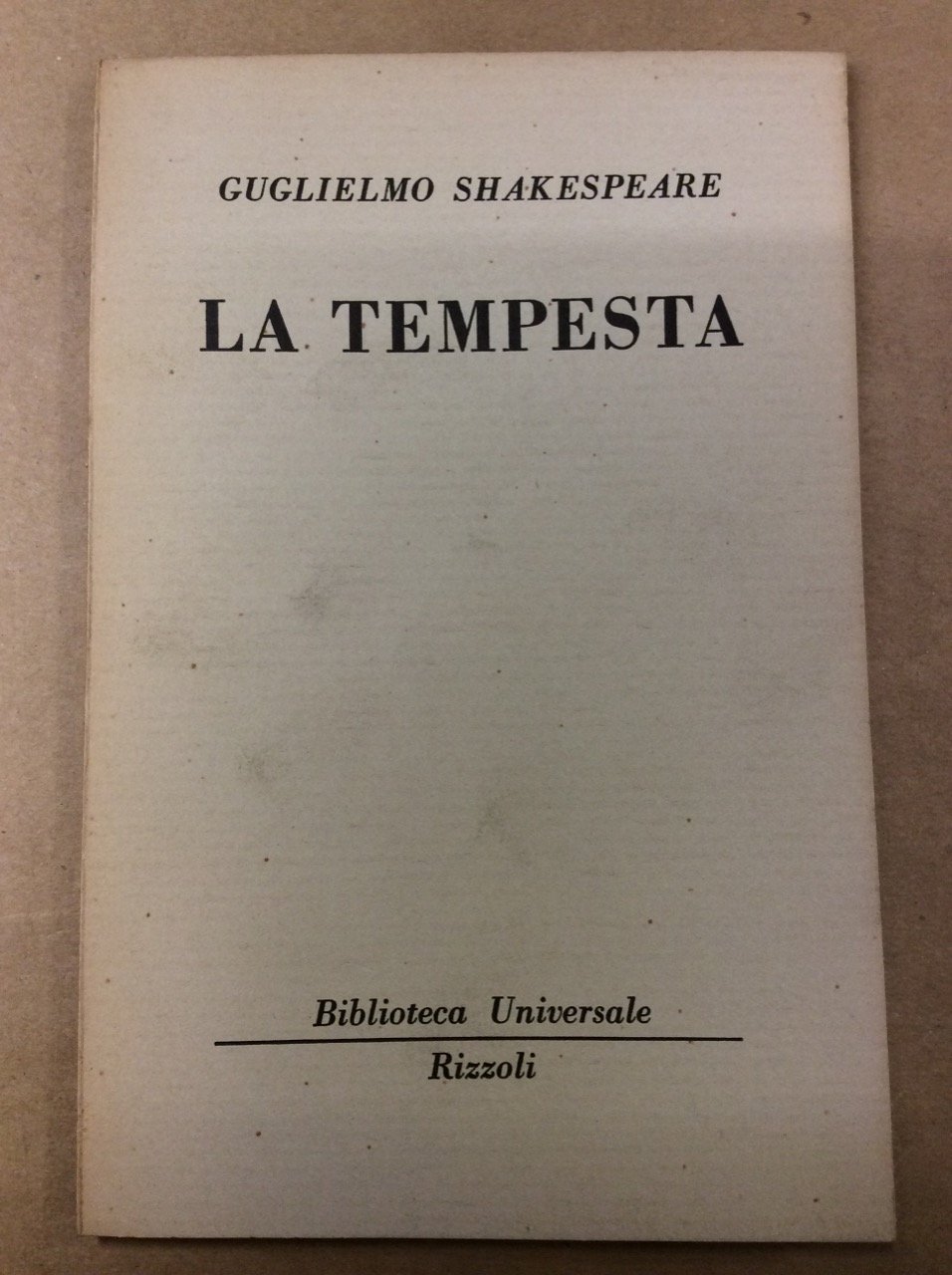 LA TEMPESTA.