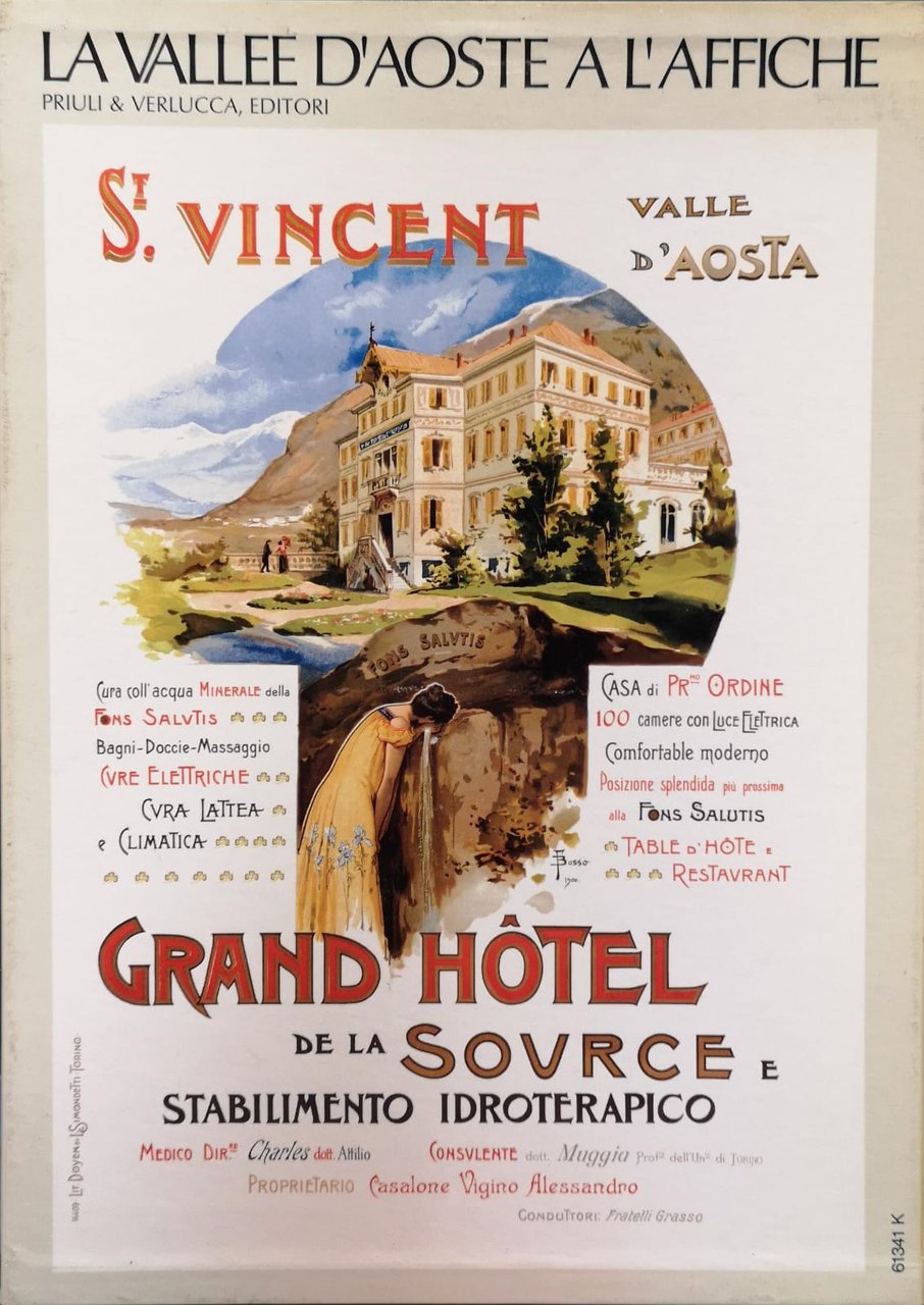 LA VALLE D'AOSTA NEI MANIFESTI. - Prefazione di Giovanni Brunazzi. | Immagine principale