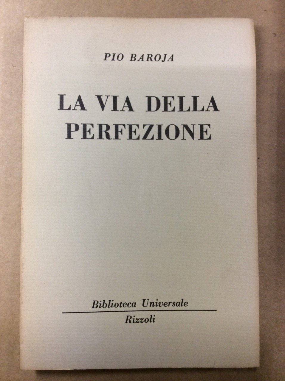 LA VIA DELLA PERFEZIONE.