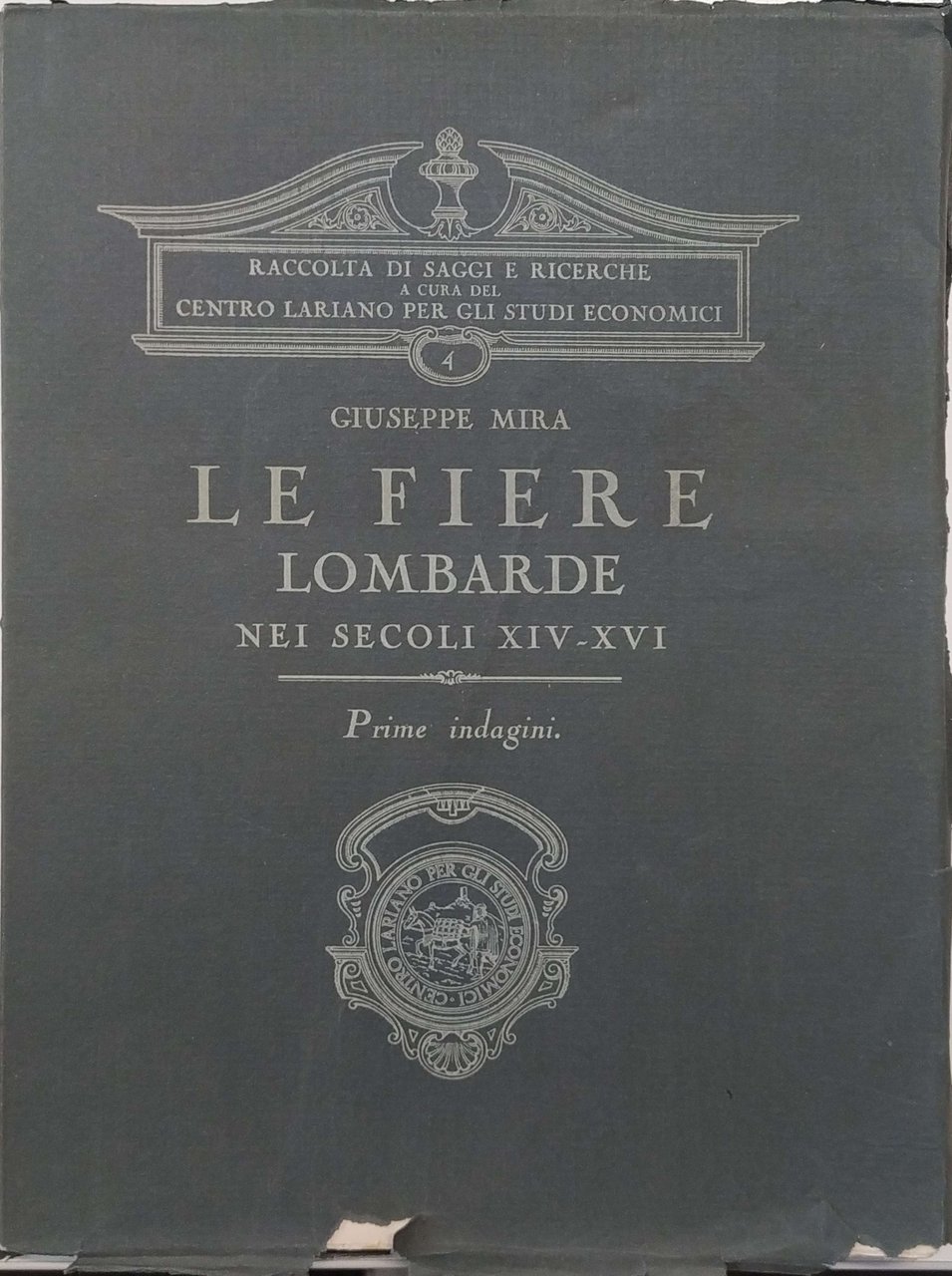 LE FIERE LOMBARDE NEI SECOLI XIV-XVI. Prime indagini. | Immagine principale