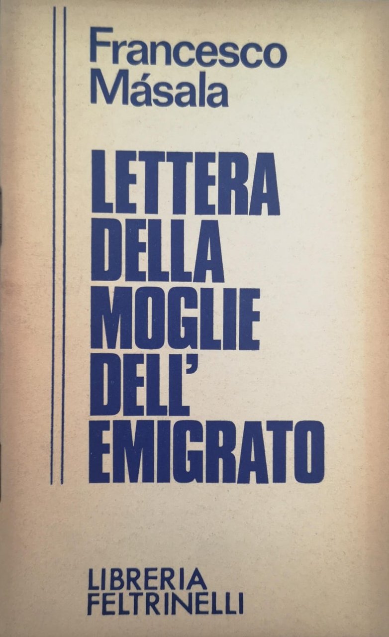 LETTERA DELLA MOGLIE DELL'EMIGRATO. | Immagine principale
