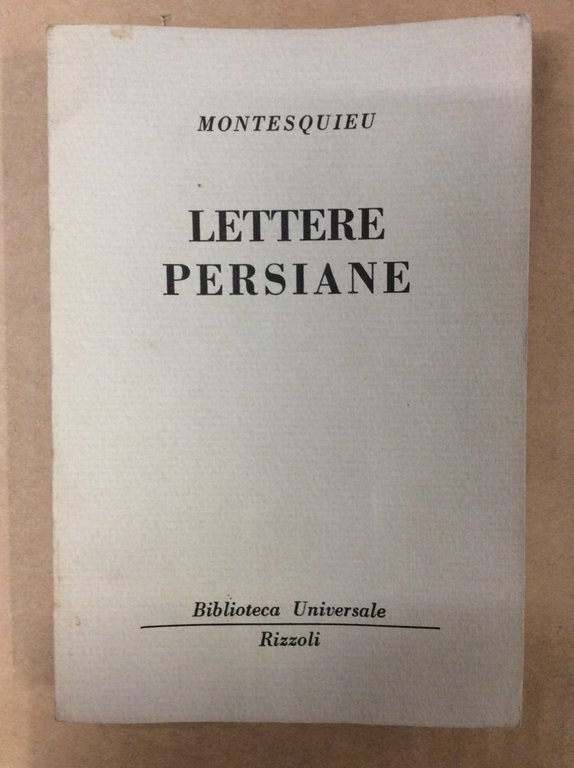 LETTERE PERSIANE.