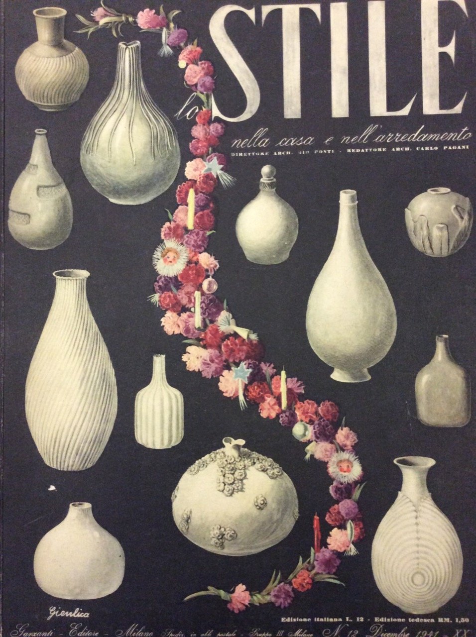 LO STILE. N. 12 - DICEMBRE 1941. - Nella casa … | Immagine principale