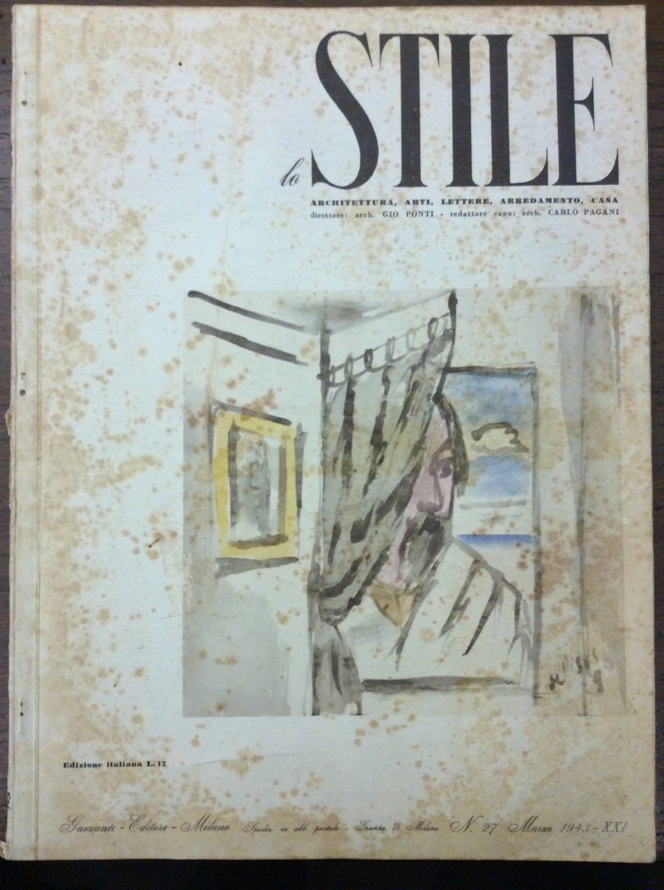 LO STILE. N. 27 - MARZO 1943. - Architettura, arti, … | Immagine principale