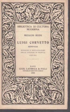 LUIGI CORVETTO GENOVESE : MINISTRO E RESTAURATORE DELLE FINANZE DI … | Immagine principale