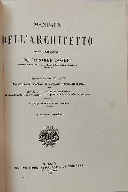 MANUALE DELL'ARCHITETTO. Volume I - Parte II - Sezione II: … | Immagine Gallery 3