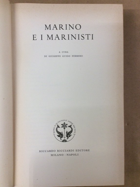 MARINO E I MARINISTI.