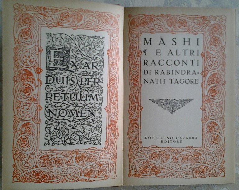 MASHI ED ALTRI RACCONTI. 2 Volumi. - Traduzione di A. …