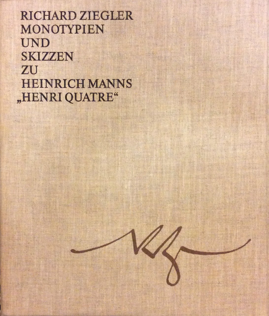 MONOTYPIEN UND SKIZZEN ZU HEINRICH MANNS "HENRI QUATRE". - Mit … | Immagine principale