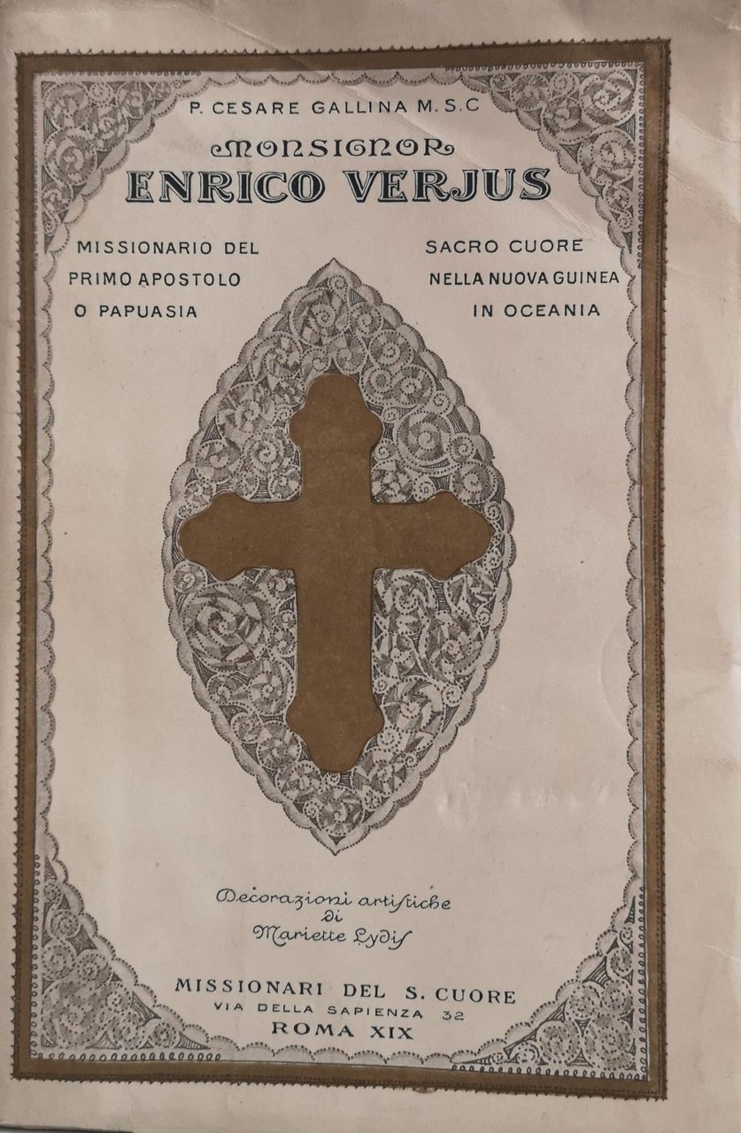 MONSIGNOR ENRICO VERJUS MISSIONARIO DEL S. CUORE, PRIMO APOSTOLO DELLA … | Immagine principale