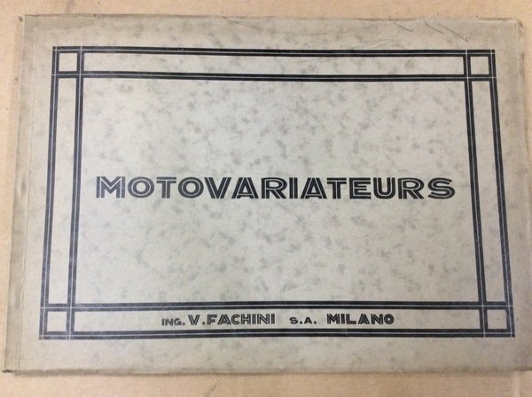 MOTOVARIATEURS.