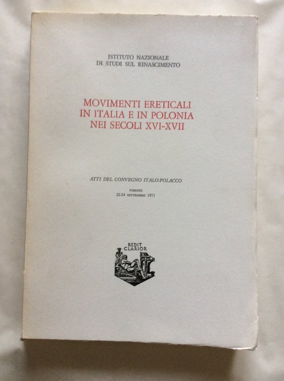 MOVIMENTI ERETICALI IN ITALIA E IN POLONIA NEI SECOLI XVI-XVII. …