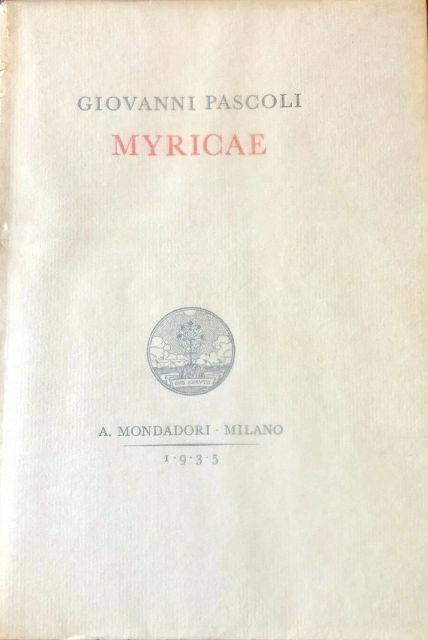 MYRICAE. | Immagine principale