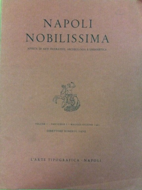 NAPOLI NOBILISSIMA. ANNATA 1961 - 1962. - Rivista di arti … | Immagine principale