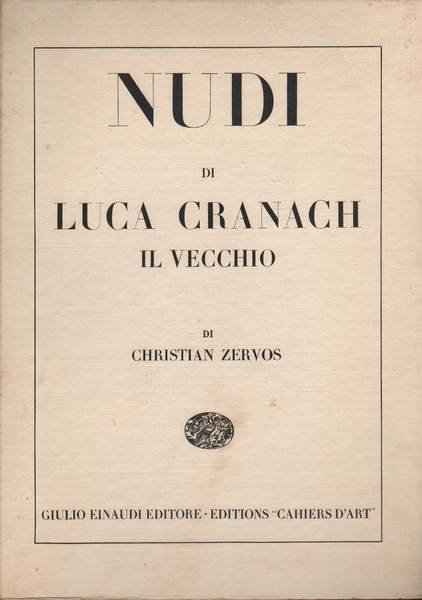 NUDI DI LUCA CRANACH IL VECCHIO.