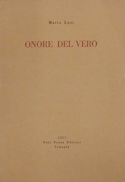 ONORE DEL VERO.