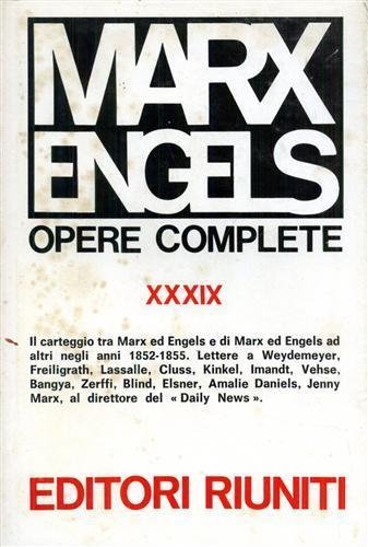 OPERE. XXXIX. LETTERE. 1852 - 1855.