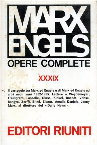 OPERE. XXXIX. LETTERE. 1852 - 1855.