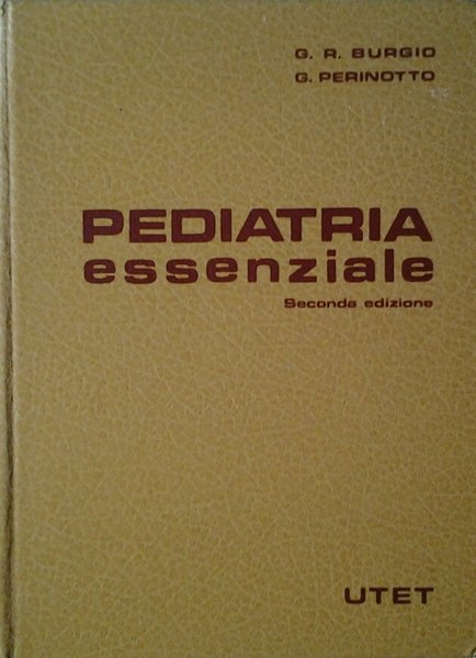 PEDIATRIA ESSENZIALE.