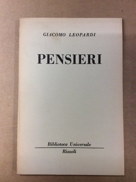PENSIERI.