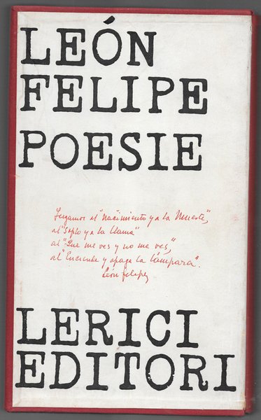 POESIE. - Prefazione, traduzione, note, bio-bibliografia a cura di Arrigo …