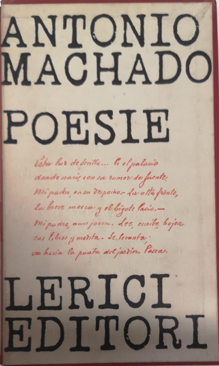 POESIE DI ANTONIO MACHADO. | Immagine principale