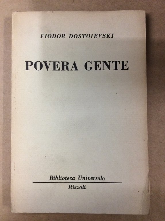 POVERA GENTE.