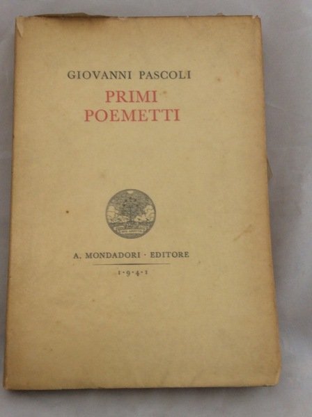 PRIMI POEMETTI.