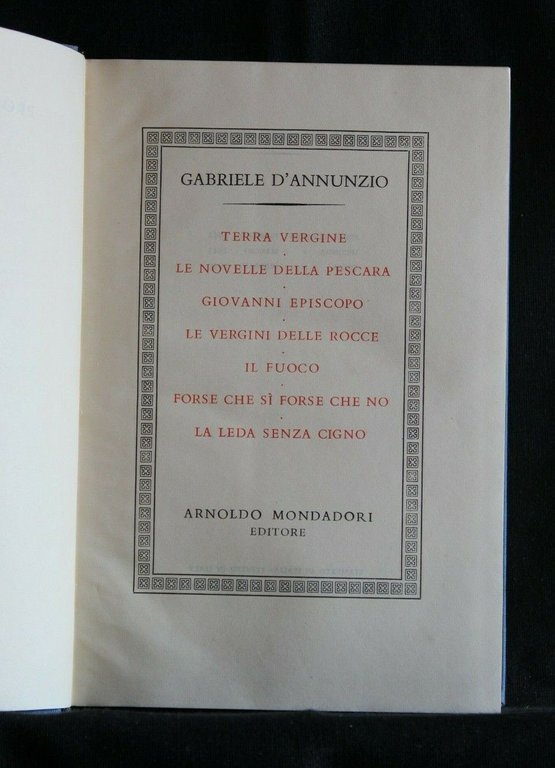 PROSE DI ROMANZI. Volume II.