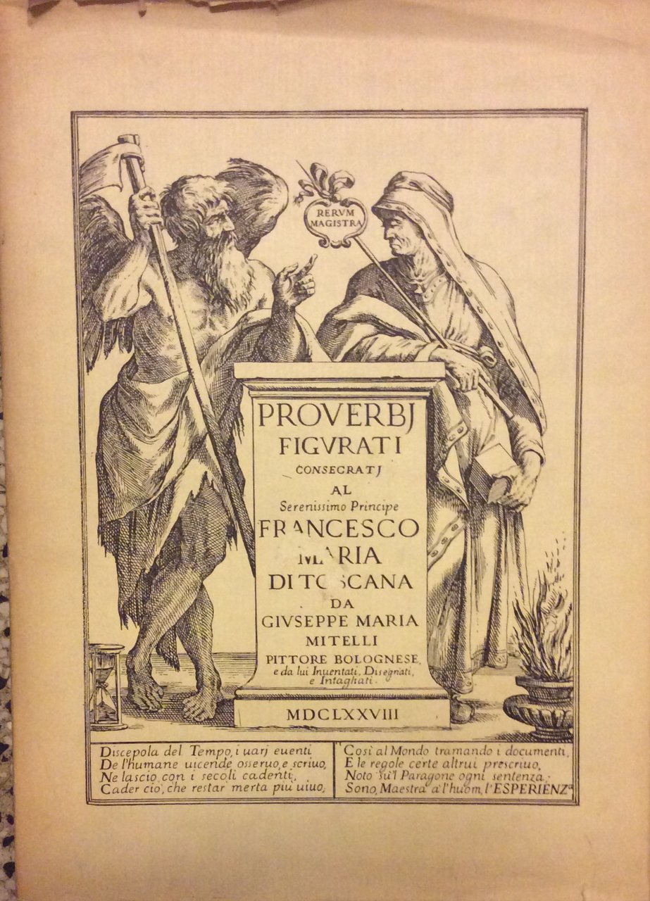 PROVERBJ (PROVERBI) FIGURATI DI GIUSEPPE MARIA MITELLI - Nota di … | Immagine principale