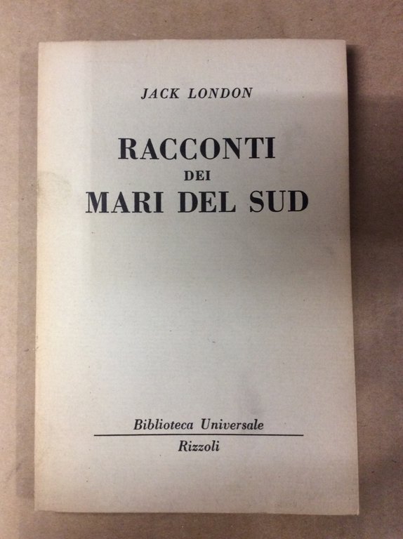 RACCONTI DEI MARI DEL SUD.