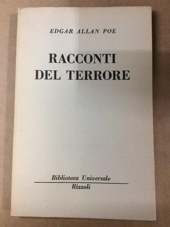 RACCONTI DEL TERRORE.