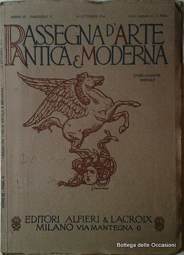 RASSEGNA D'ARTE ANTICA E MODERNA. ANNO III FASCICOLO X. OTTOBRE … | Immagine principale